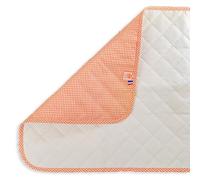 PAPATE - Tapis à Langer Nomade en Coton Bio, Matelas a Langer de Voyage, Matelas à Langer Bébé, Matelas à langer pour jeunes enfants Tapis Imperméable, Pliable Imperméable. (Vichy)
