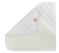 PAPATE - Tapis à Langer Nomade en Coton Bio, Matelas a Langer de Voyage, Matelas à Langer Bébé, Matelas à langer pour jeunes enfants Tapis Imperméable, Pliable Imperméable. (Blanc)