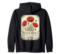 Papaver Rhoeas Graines de Pavot commun Vintage Sweat à Capuche