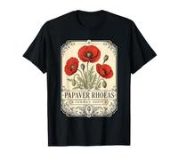 Papaver Rhoeas Graines de Pavot commun Vintage T-Shirt