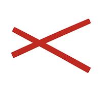 PapaViva Chaussettes de rechange pour Oakley Wheel House OO9469/Wheel House RX OX8166, Rouge, Wheel House/Wheel House RX