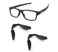 PapaViva Embouts de nez de rechange pour Oakley Airdrop MNP OX8121, Noir - 2 pièces, Over Size
