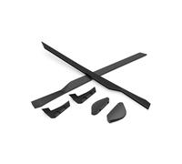 PapaViva Kits de rechange pour nez et chaussettes d'oreille en caoutchouc pour lunettes de soleil Oakley Mainlink OO9264-57 mm/Mainlink XL OO9264-61 mm - Noir