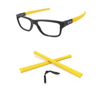 PapaViva Kits de remplacement en caoutchouc pour nez et chaussettes pour Oakley Marshal MNP OX8091, jaune, 1 Set