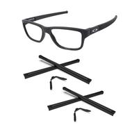 PapaViva Kits de remplacement en caoutchouc pour nez et chaussettes pour Oakley Marshal MNP OX8091, Noir et noir., 2 Sets