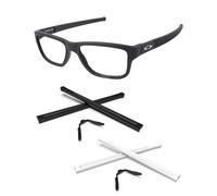 PapaViva Kits de remplacement en caoutchouc pour nez et chaussettes pour Oakley Marshal MNP OX8091, noir et blanc, 2 Sets