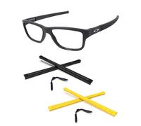 PapaViva Kits de remplacement en caoutchouc pour nez et chaussettes pour Oakley Marshal MNP OX8091, noir/jaune, 2 Sets