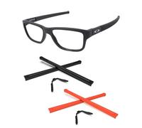 PapaViva Kits de remplacement en caoutchouc pour nez et chaussettes pour Oakley Marshal MNP OX8091, Noir/orange, 2 Sets