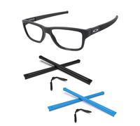 PapaViva Kits de remplacement en caoutchouc pour nez et chaussettes pour Oakley Marshal MNP OX8091, Noir et bleu ciel, 2 Sets