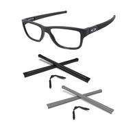 PapaViva Kits de remplacement en caoutchouc pour nez et chaussettes pour Oakley Marshal MNP OX8091, Noir et gris., 2 Sets