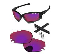 PapaViva Lentilles de rechange et kits de caoutchouc pour Oakley Jawbone/Racing Jacket Vented, Midnight Sun, Jawbone/Racing Jacket Vented
