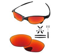 PapaViva Lentilles de rechange et kits en caoutchouc pour Oakley Juliet, Rouge feu, Juliet