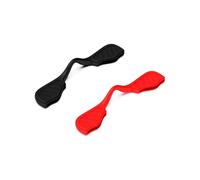 PapaViva Plaquette de nez de rechange pour lunettes de soleil Oakley Radar Path/RadarLock Path/Radar EV Path Series, Rouge/noir, taille unique