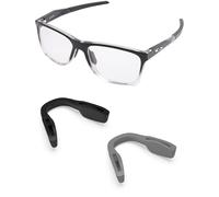 PapaViva Plaquette de nez de rechange pour Oakley BXTR OO9280/BXTR Metal OO9237, Gris + noir., 0
