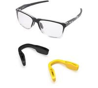 PapaViva Plaquette de nez de rechange pour Oakley BXTR OO9280/BXTR Metal OO9237, Jaune/noir, 0