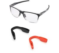 PapaViva Plaquette de nez de rechange pour Oakley BXTR OO9280/BXTR Metal OO9237, Orange + noir., 0
