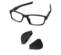 PapaViva Plaquette de nez de rechange pour Oakley Drop Point OO9367/Drop In OO9232/Dispute OO9233, Noir , 0