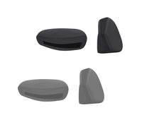 PapaViva Plaquettes de nez de rechange pour Oakley Eye Jacket Redux OO9438, Noir et gris (Euro Fit), Euro Fit