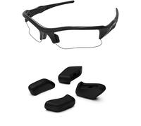 PapaViva Plaquettes de nez de rechange pour Oakley Flak 2.0/Flak Jacket/Commit SQ/Commit SQ Asian Fit - Noir