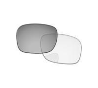 PapaViva Verres de rechange compatibles avec les lunettes de soleil Oakley Latch Asian Fit OO9349, Eclipse Silver Shield Photochromique, Latch Asian Fit OO9349