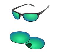 PapaViva Verres de rechange compatibles avec les lunettes de soleil Ray-Ban Predator 2 RB2027 62 mm Vert émeraude Pro+ Anti-reflet Polarisé