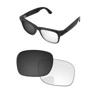 PapaViva Verres de rechange compatibles avec les lunettes intelligentes Ray-Ban Meta Wayfarer (Gen 2) RW4012 50 mm Adapt Gris Photochromique Non polarisées