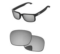 PapaViva Verres de rechange compatibles avec lunettes de soleil Oakley Holbrook S OO9509 53 mm, argent chrome, Holbrook S OO9509 53mm