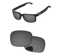 PapaViva Verres de rechange compatibles avec lunettes de soleil Oakley Holbrook S OO9509 53 mm, chromé noir, Holbrook S OO9509 53mm