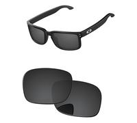 PapaViva Verres de rechange compatibles avec lunettes de soleil Oakley Holbrook S OO9509 53 mm, noir uni, Holbrook S OO9509 53mm