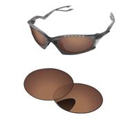 PapaViva Verres de rechange compatibles avec lunettes de soleil Oakley Plantaris OO9437 63 mm, Brun cuivre., Plantaris OO9437 63mm