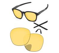 PapaViva Verres de rechange compatibles avec lunettes de soleil Oakley Shackle OO9507D 52 mm, Jaune HD, Shackle OO9507D 52mm