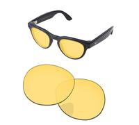 PapaViva Verres de rechange compatibles avec lunettes de soleil Ray-Ban Meta Headliner RW4009 50 mm, Jaune HD, RW4009 50mm