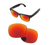PapaViva Verres de rechange compatibles avec lunettes de soleil Ray-Ban Meta RW4008 53 mm, rouge feu, RW4008 53mm