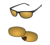 PapaViva Verres de rechange compatibles avec lunettes de soleil Ray-Ban Predator 2 RB2027 62 mm Bronze Gold Pro+ Anti-reflet Polarisées