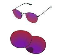 PapaViva Verres de rechange compatibles avec lunettes de soleil Ray-Ban RB3447V 47 mm/RX3447V 47 mm Polarisées Soleil de minuit