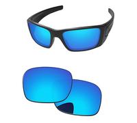 PapaViva Verres de rechange pour lunettes de soleil Oakley Fuel Cell OO9096 60 mm, bleu glace, Fuel Cell