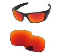 PapaViva Verres de rechange pour lunettes de soleil Oakley Fuel Cell OO9096 60 mm, rouge feu, Fuel Cell