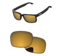 PapaViva Verres de rechange pour lunettes de soleil Oakley Holbrook XL OO9417 59 mm, Bronze doré., Holbrook XL