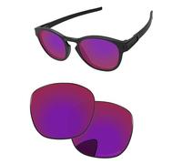 PapaViva Verres de rechange pour lunettes de soleil Oakley Latch OO9265 53 mm, Midnight Sun, Latch