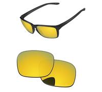 PapaViva Verres de rechange pour lunettes de soleil Oakley Sylas OO9448 57 mm, Or 24 carats, Sylas