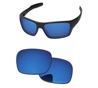PapaViva Verres de rechange pour lunettes de soleil Oakley Turbine OO9263 65 mm, Bleu mer profond, Turbine