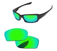 PapaViva Verres de rechange pour monture de lunettes de soleil Oakley Fives 3.0, Vert bleuté., 0