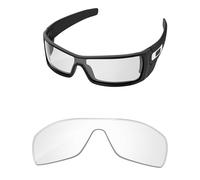 PapaViva Verres de rechange pour Oakley Batwolf OO9101, Transparent, non polarisé.