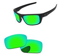 PapaViva Verres de rechange pour Oakley Drop Point OO9367, Vert bleuté - polarisé.,
