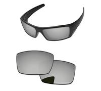 PapaViva Verres de rechange pour Oakley Gascan Chrome Silver - Polarisés