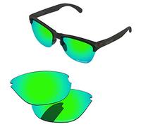 PapaViva Verres de rechange pour Oakley OO9374, Vert bleuté - Polarisé, Taille Unique