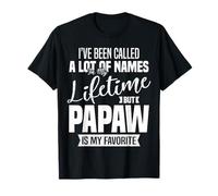 Papaw is My Favorite Name Grandpa Father's Day Citation T-Shirt