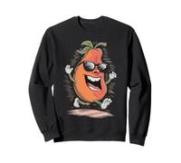 Papaya Life Funny Papaya Lover Vegan Humour Papaye Idée Sweatshirt