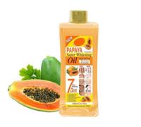 Papaya Super Whitening Oil, Veetgold Vitamine E Huile Corporelle, Papaya Super Whitening Oil Papaya Oil For Lightening Dark Skin, Turmeric Oil, Honey Oil, Turmeric With Honey Soap (200ML, Papaye)