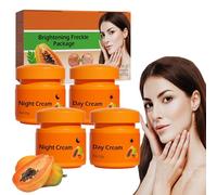 Papaya Whitening Freckle Cream, Papaya Whitening Brightening Face Freckle Remover Cream, Anti-Wrinkle Aging Spots Moisturising Cream, Convient à Tous Les Types De Peau (2 Set)